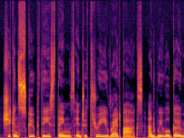 Vocoded spectrogram